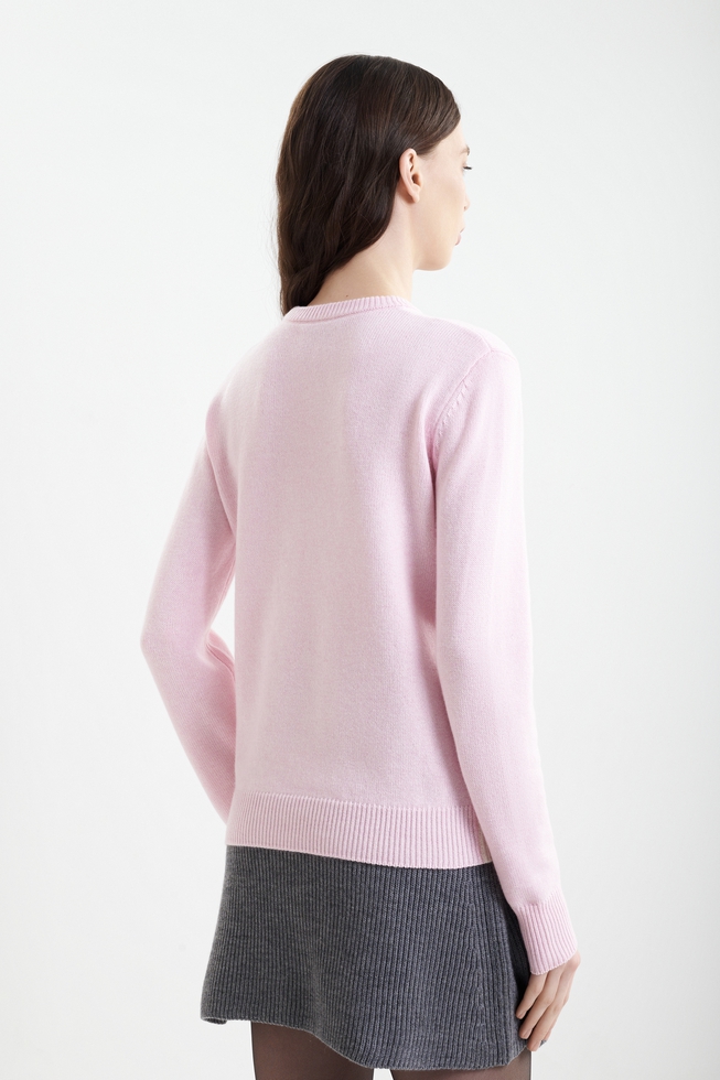 Женский джемпер с шерстью и кашемиром  2