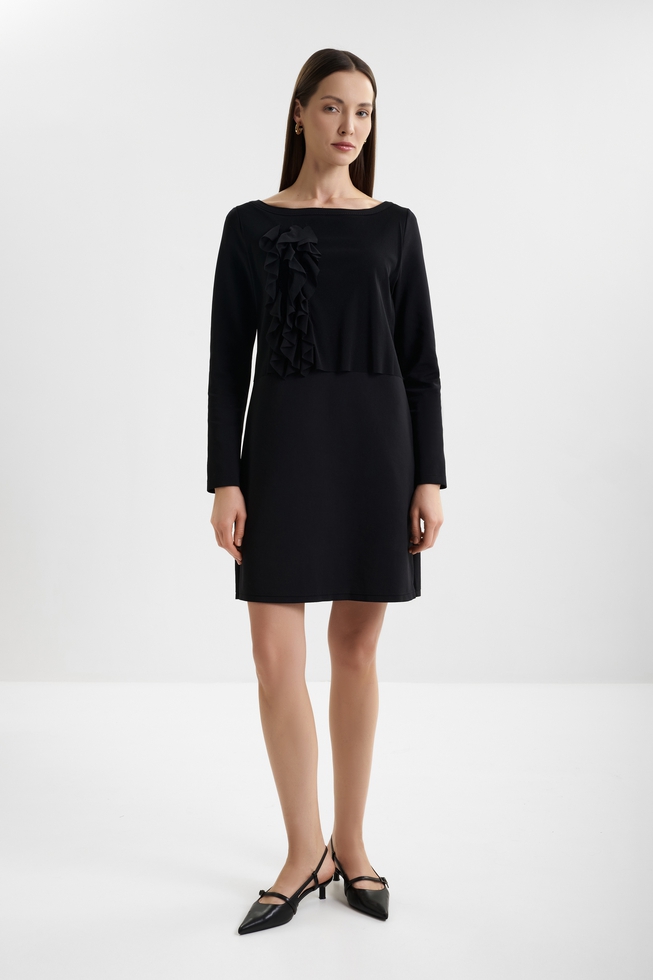 Платье с воланами  1