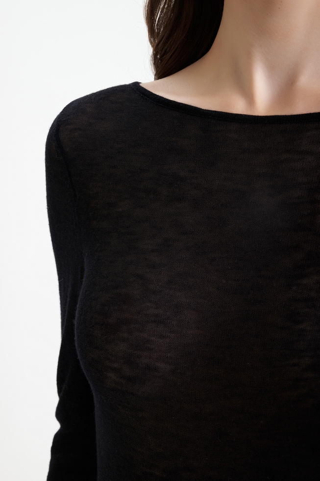 Женский джемпер из шерсти мериноса  4