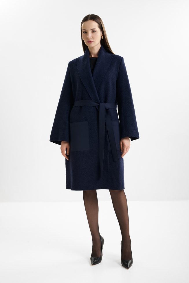 Женское пальто из шерсти 1
