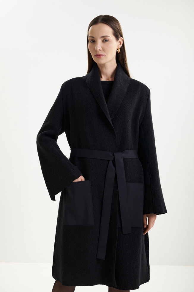 Женское пальто из шерсти 4