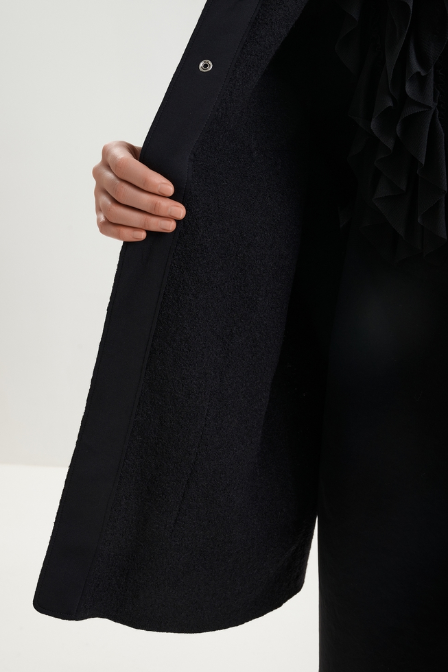  Женское полупальто из шерсти  5