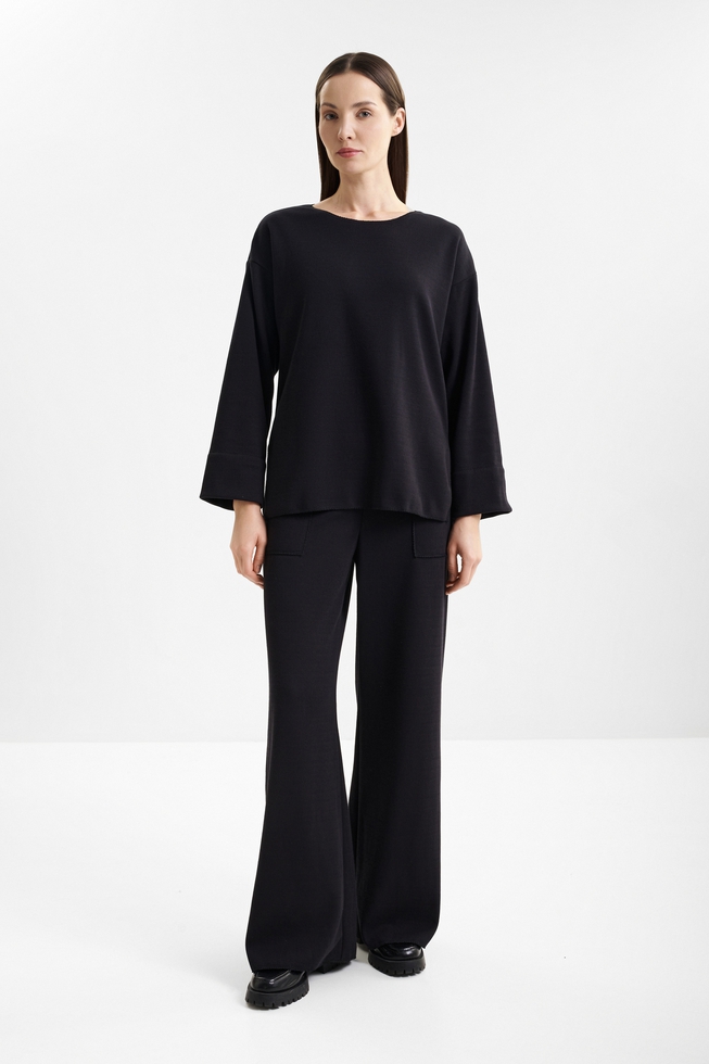 Женские широкие брюки 3