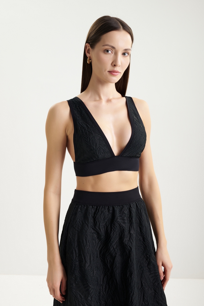 Лиф с фактурным рисунком  1