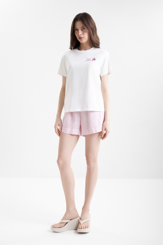 Женские льняные шорты 3