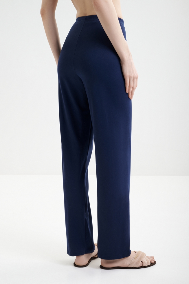 Женская хлопковая пижама с брюками 7