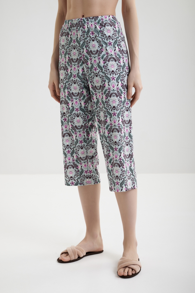 Женская пижама с капри 6