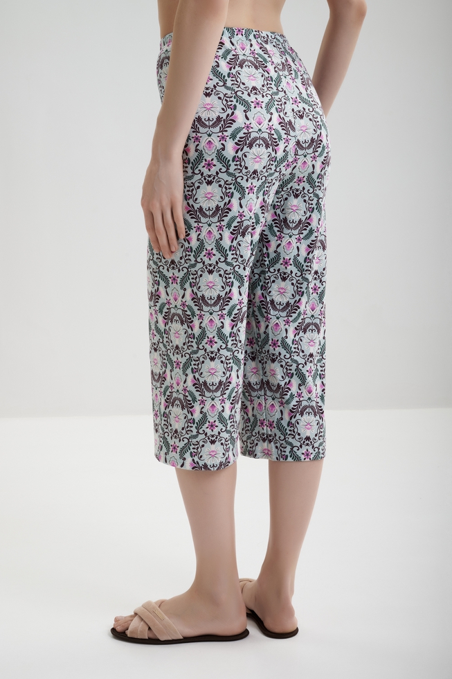 Женская пижама с капри 7