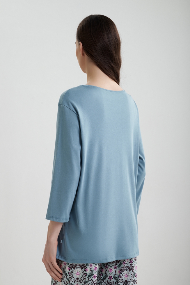 Женская пижама с капри 4