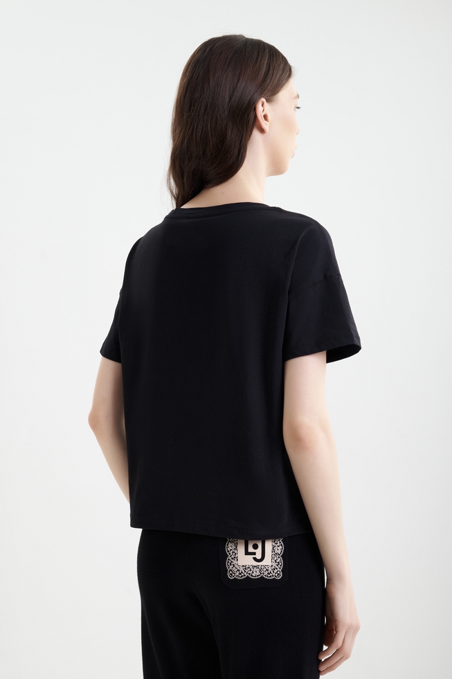  Женская хлопковая футболка  2