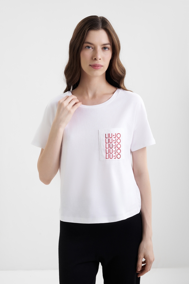 Женская хлопковая футболка 1