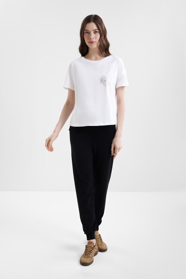  Женская хлопковая футболка  3