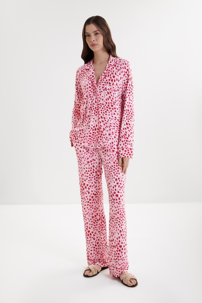 Женская пижама с брюками 1