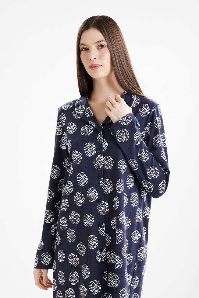 Женская сорочка-рубашка миди 3