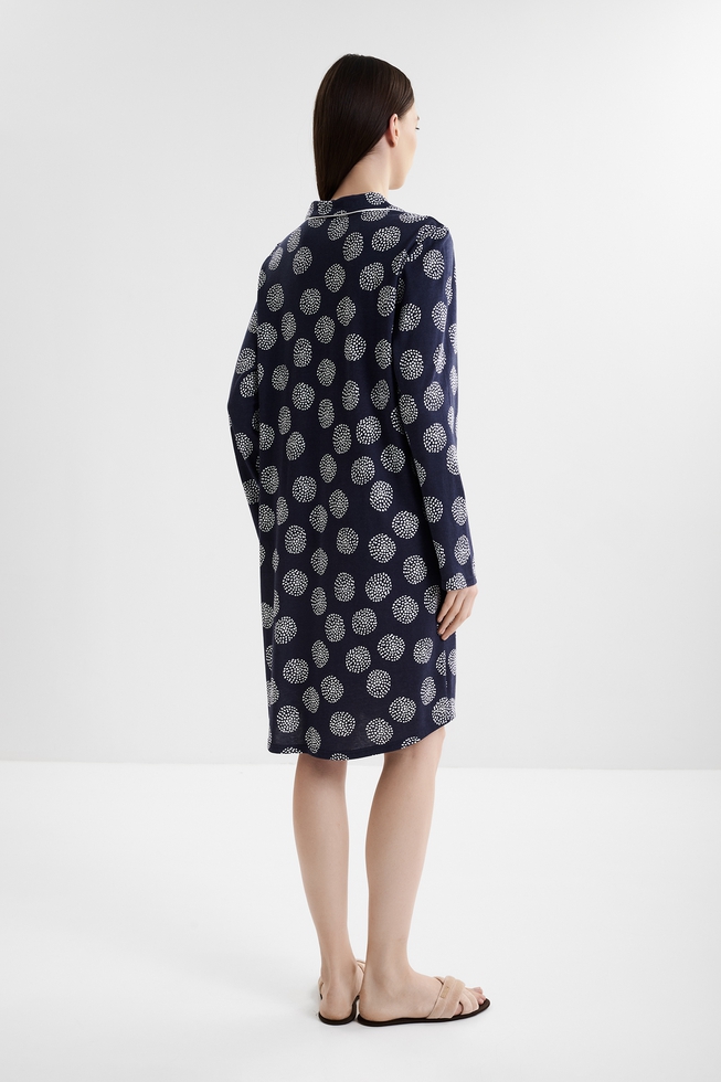 Женская сорочка-рубашка миди 2