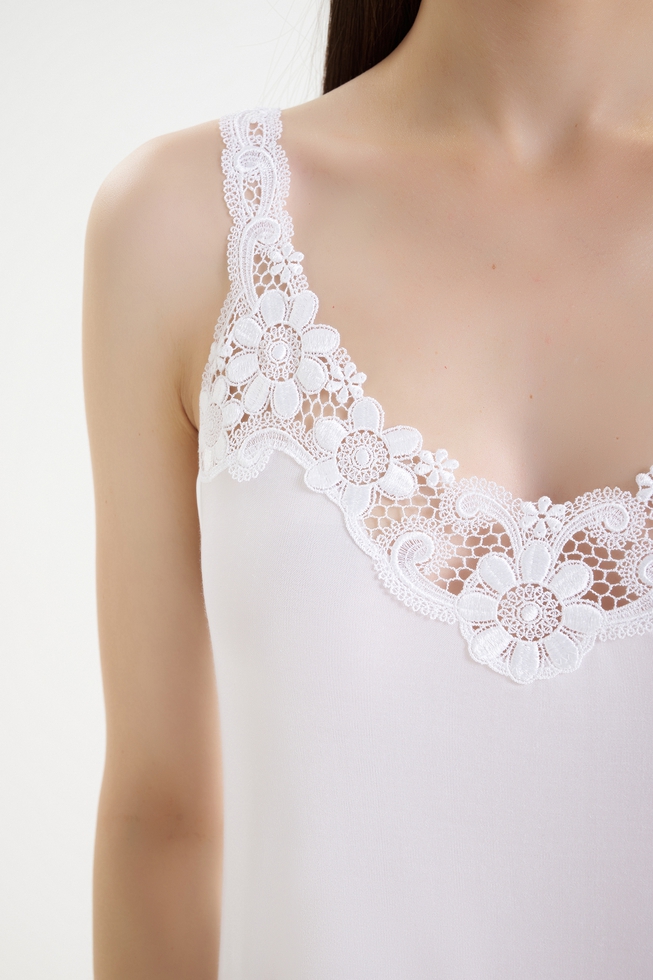 Майка женская с кружевом  4