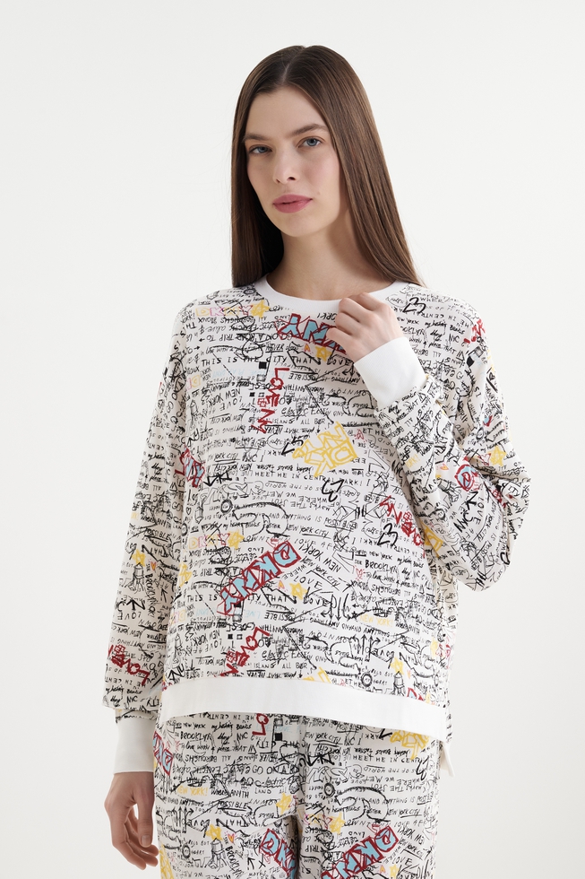 Женская пижама с брюками 3