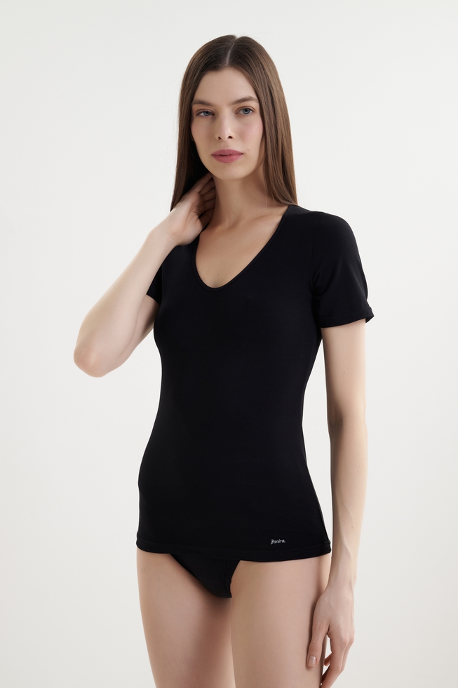 Женская хлопковая футболка 1