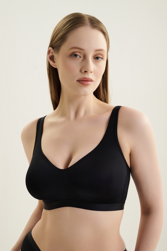  Бюстгальтер-топ с мягкими чашками  1