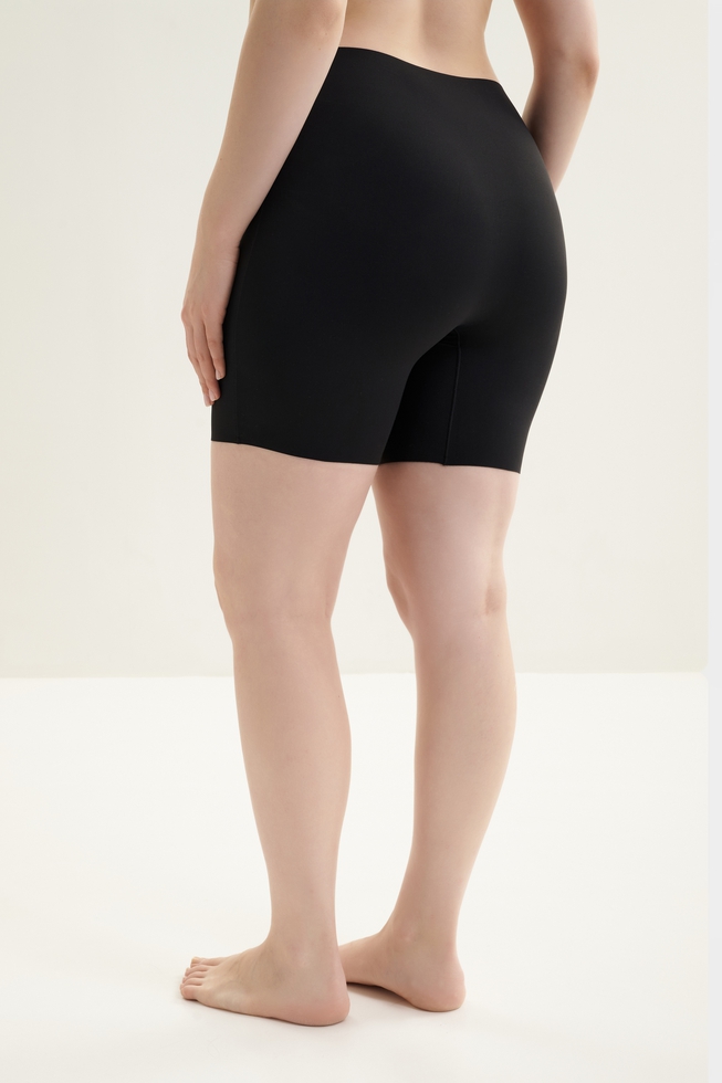  Женские черные трусы-шорты макси  3