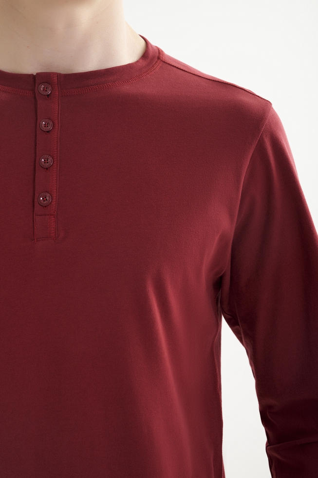 Мужская хлопковая пижама с брюками 5