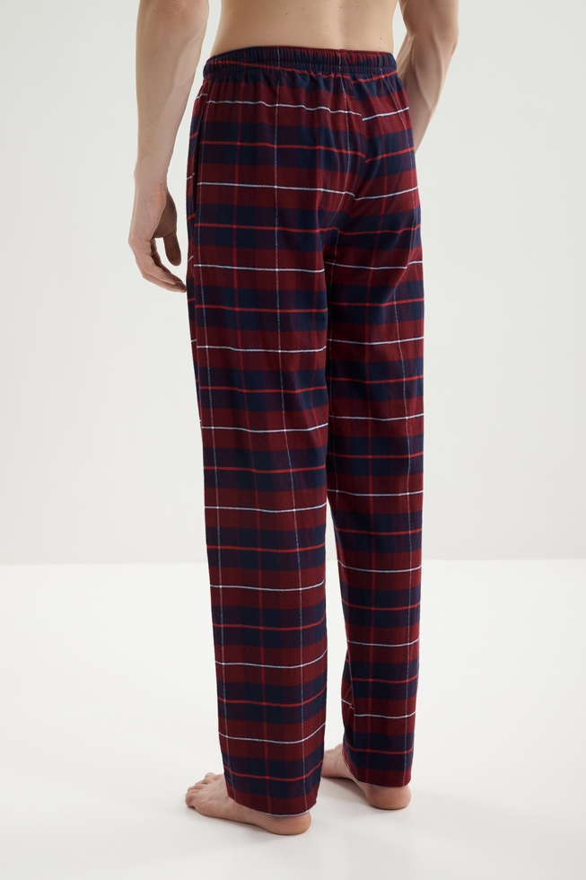 Мужская хлопковая пижама с брюками 7