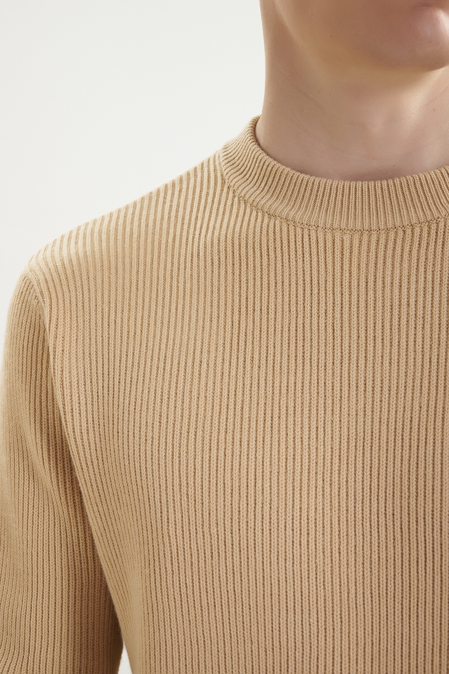 Мужской джемпер в рубчик  4