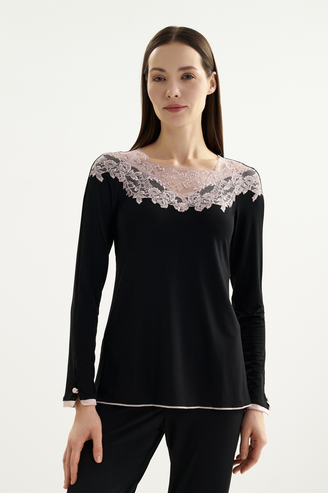 Женская пижама с брюками 3