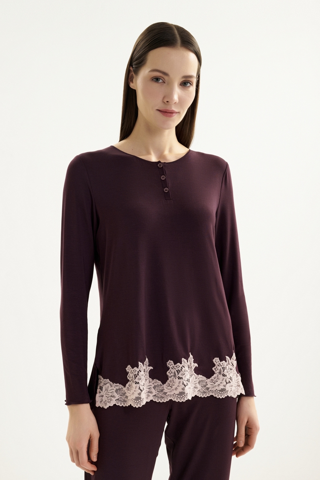 Женская пижама с брюками 3