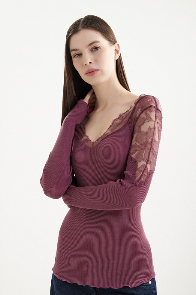 Блузка с длинным рукавом 2