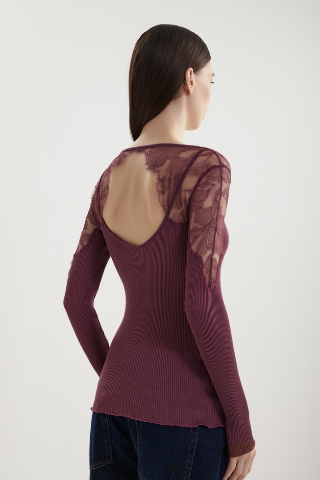 Блузка с длинным рукавом 3