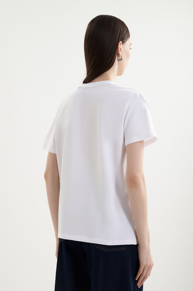 Женская хлопковая футболка 2