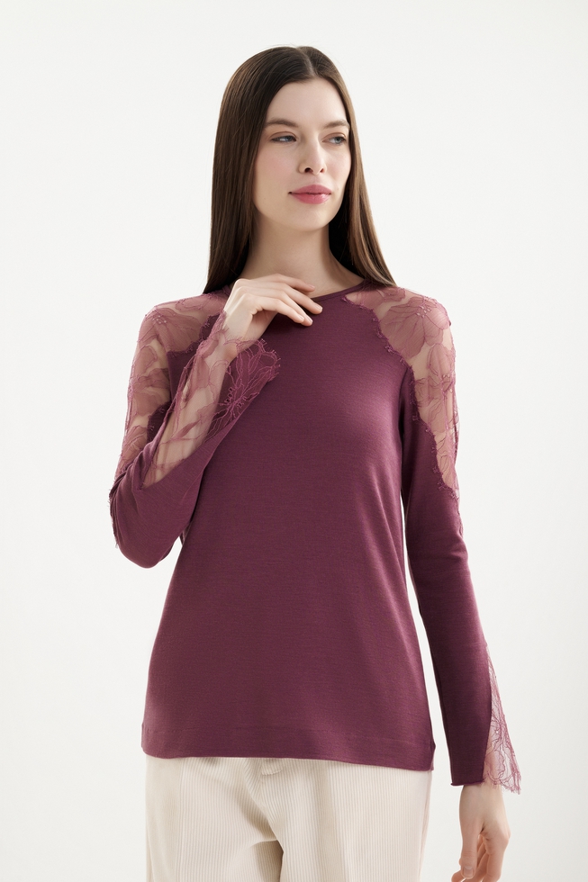 Блузка с длинным рукавом 2