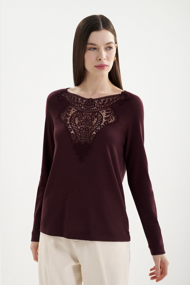 Блузка с длинным рукавом 1