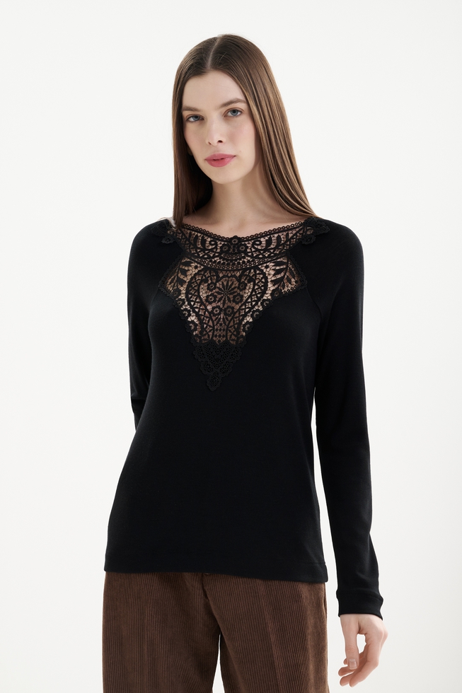 Блузка с длинным рукавом 1