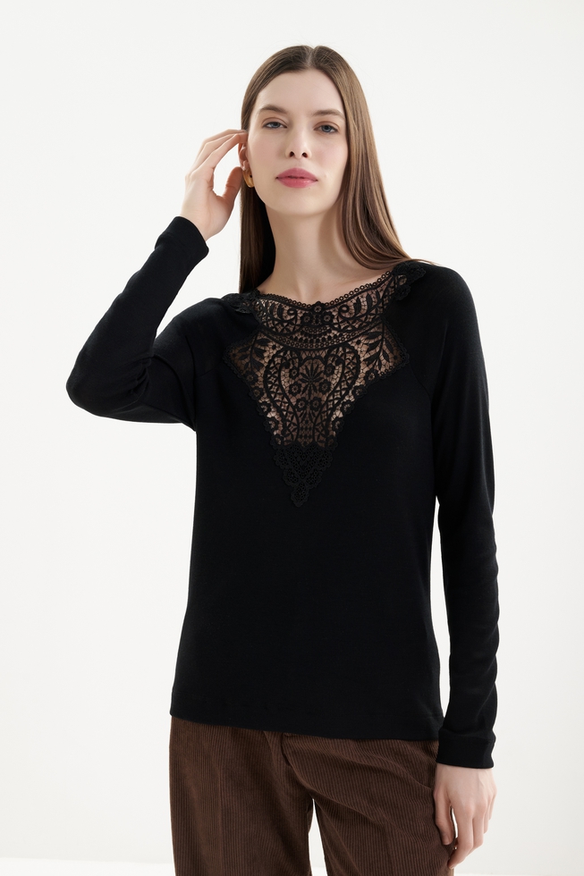 Блузка с длинным рукавом 2