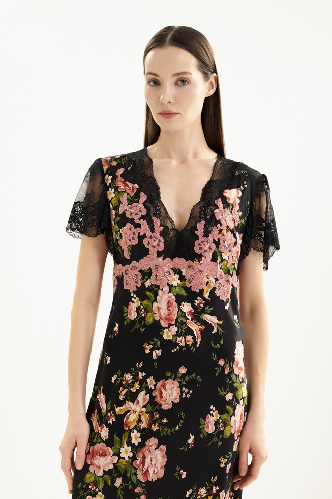 Длинная шелковая сорочка 3