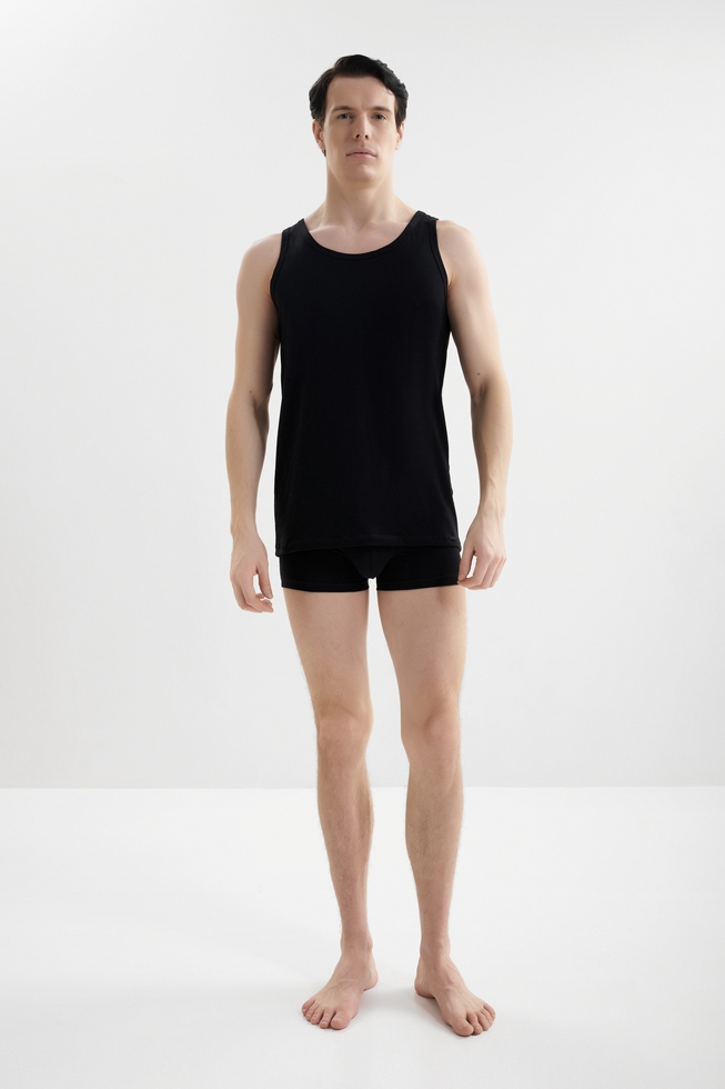  Набор мужских черных маек (2 шт.)  4