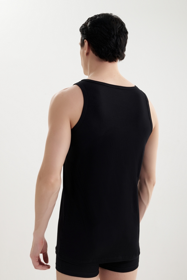  Набор мужских черных маек (2 шт.)  3