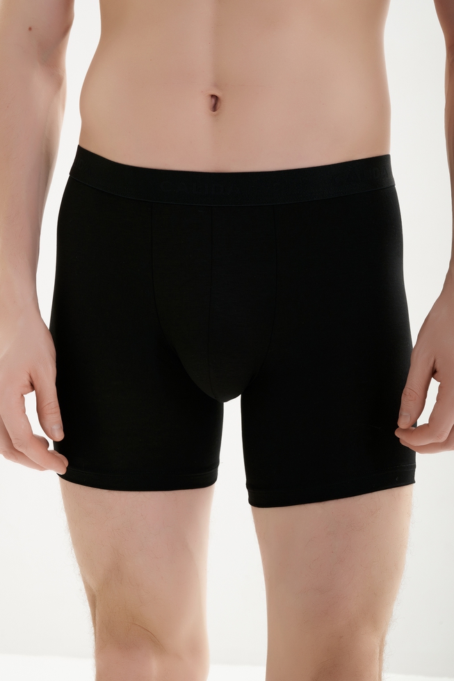  Мужские черные трусы-боксеры  1