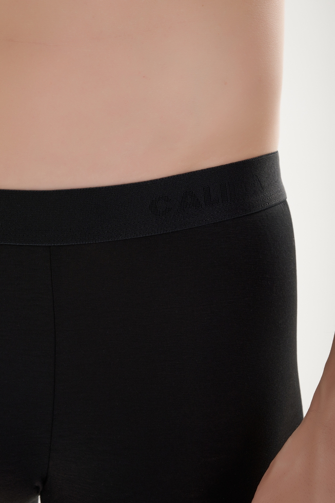  Мужские черные трусы-боксеры  4