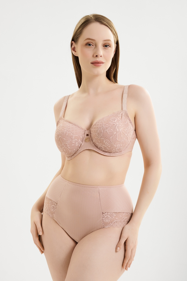 Бюстгальтер на косточках с кружевом  3
