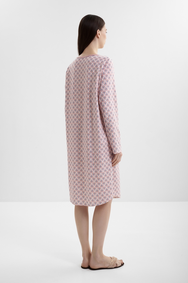  Женская хлопковая сорочка миди  2