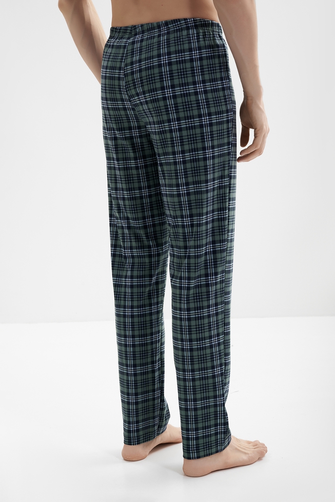 Мужская хлопковая пижама с брюками 7