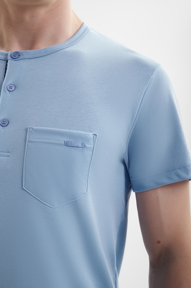  Хлопковая пижама с шортами  10