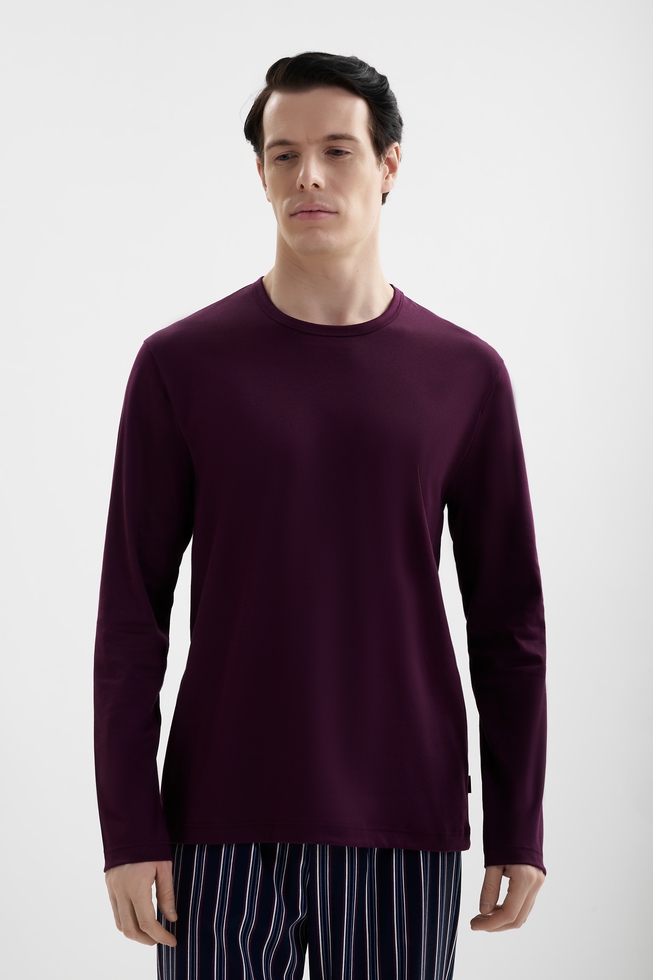 Мужская хлопковая пижама с брюками 3