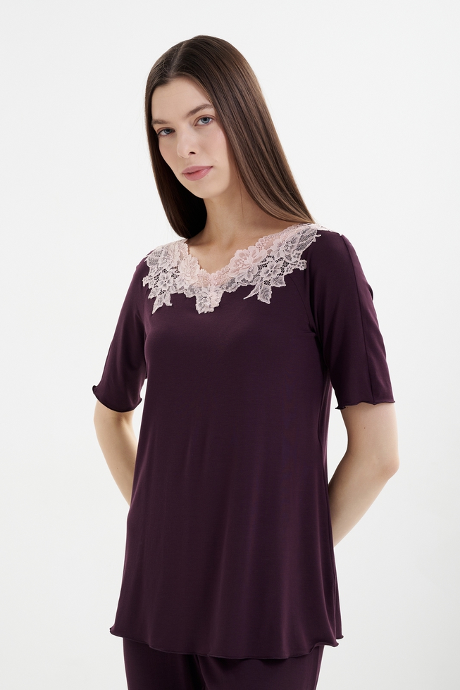 Женская пижама с брюками 3