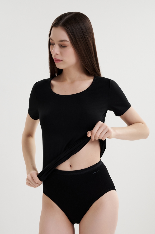 Женские трусы-слипы с высокой талией 3