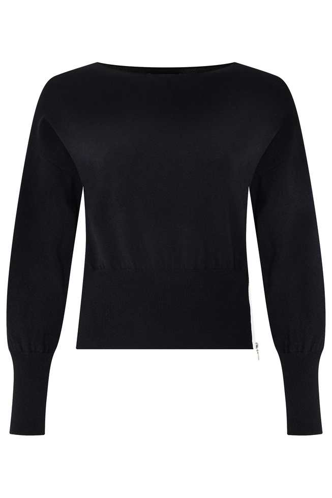 Женский чёрный джемпер 6