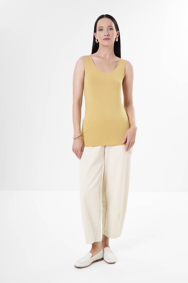 Женский жёлтый топ 3